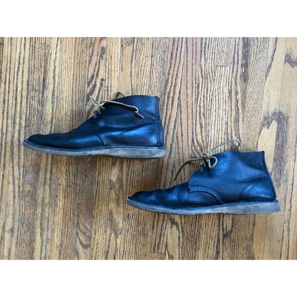 Red Wing Black Chucka Lace Up Boots Shoes Mens Size 11 - Picture 9 of 10